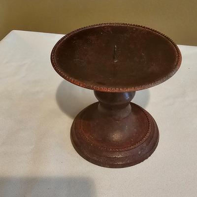 Wrought Iron & Brass Candle Stands (BLR-JS)