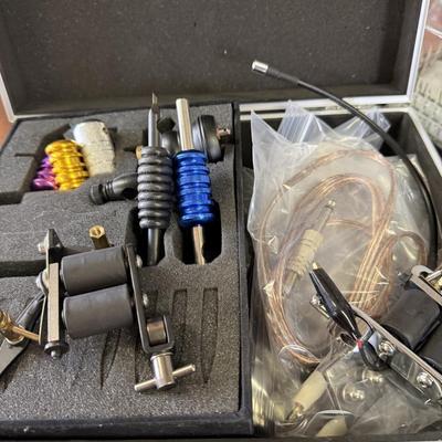 Sale Photo Thumbnail #237: Lot of Tattoo Supplies Lights, Tracers, books and more.