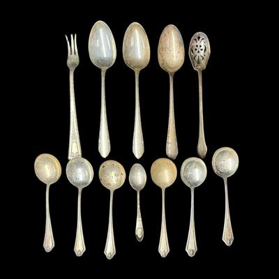 Sale Photo Thumbnail #701: **WIRE TRANSFER IS REQUIRED IF SHIPPED.** [199g] Includes various manufacturers. All pieces are marked sterling. **ALL PRECIOUS METALS SALES ARE FINAL. NO REFUNDS WILL BE GIVEN FOR ANY REASON.** [AG]