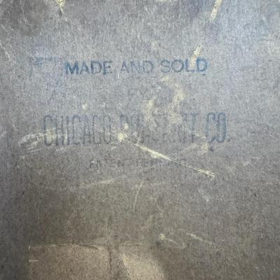 Sale Photo Thumbnail #712: This is a wood frame with tiger wood veneer. Both the frame and glass are intact. Age related wear. Measurement: 24” x 16”. [CS]