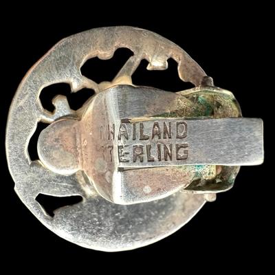 Sale Photo Thumbnail #729: **WIRE TRANSFER IS REQUIRED IF SHIPPED.** [39.81g] Includes Taxco Mexico, Siam (Thailand), and London blue topaz earrings. Total of three pairs. Measurement of largest: 1.75”. Silver content confirmed using Niton XRF precious metals analyzer. **ALL PREC