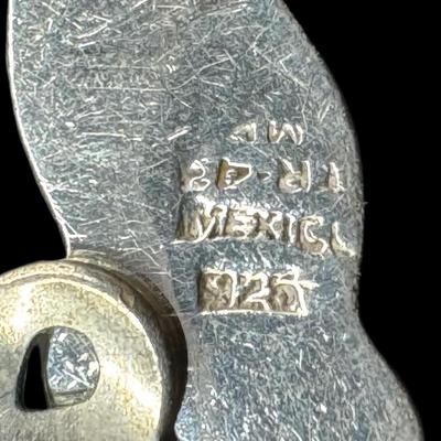 Sale Photo Thumbnail #730: **WIRE TRANSFER IS REQUIRED IF SHIPPED.** [39.81g] Includes Taxco Mexico, Siam (Thailand), and London blue topaz earrings. Total of three pairs. Measurement of largest: 1.75”. Silver content confirmed using Niton XRF precious metals analyzer. **ALL PREC