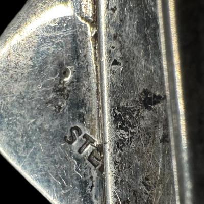 Sale Photo Thumbnail #734: **WIRE TRANSFER IS REQUIRED IF SHIPPED.** [51.31g] Includes two pairs of earrings, two pairs of cufflinks, and a tie bar. Total of nine pieces. These have the classic enamel over silver look by Siam. **ALL PRECIOUS METALS SALES ARE FINAL. NO REFUNDS WILL 