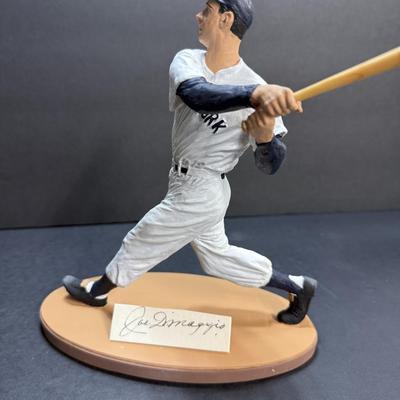 Joe Dimmagio Autographed Figurine #1847/2214
