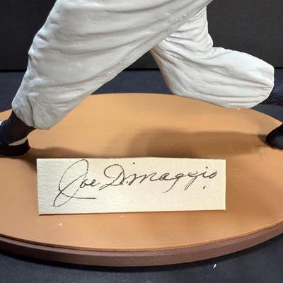 Joe Dimmagio Autographed Figurine #1847/2214
