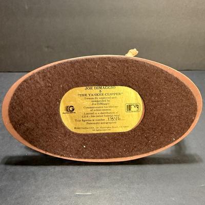 Joe Dimmagio Autographed Figurine #1847/2214