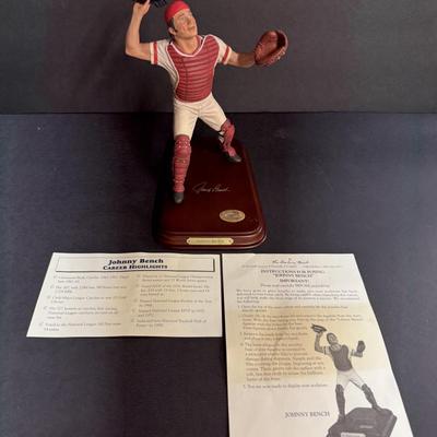 Danbury Mint - Johnny Bench Figurine