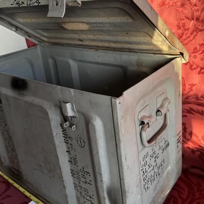 vintage US military 20mm Anti-Aircraft ammo Box