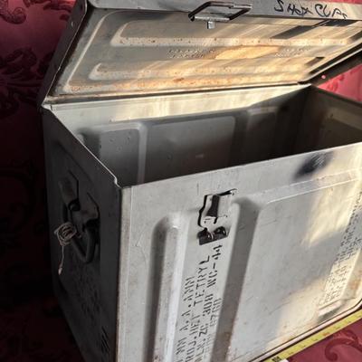 vintage US military 20mm Anti-Aircraft ammo Box