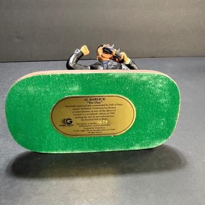 Al Barlick Autographed Figurine - #429/1989