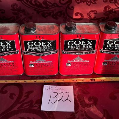 Goex Black Rifle Powder (2 1/2 Cans)