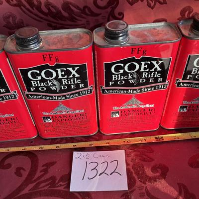 Goex Black Rifle Powder (2 1/2 Cans)