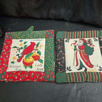 Christmas Decor - small faux tree - glass platter - Thomas Kincaide Bowl - Brick snowman - Wreath and much more!