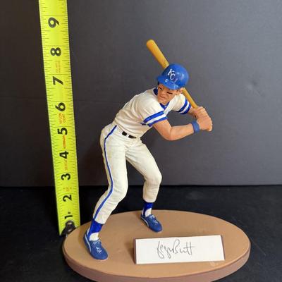 George Brett Autographed Figurine - #1615/2250