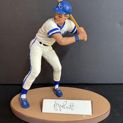 George Brett Autographed Figurine - #1615/2250