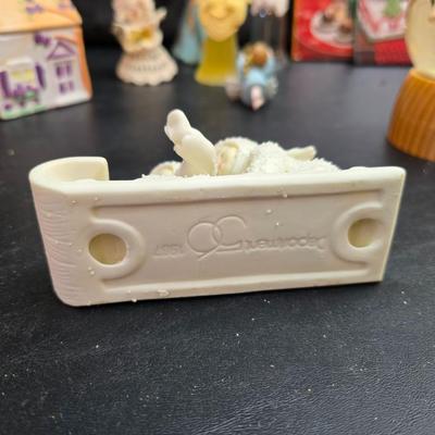 Christmas decor - Ornaments - Santa milking cow - Candle holders - Platters- Tins - Angels and more!