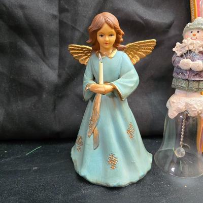 Christmas decor - Ornaments - Santa milking cow - Candle holders - Platters- Tins - Angels and more!