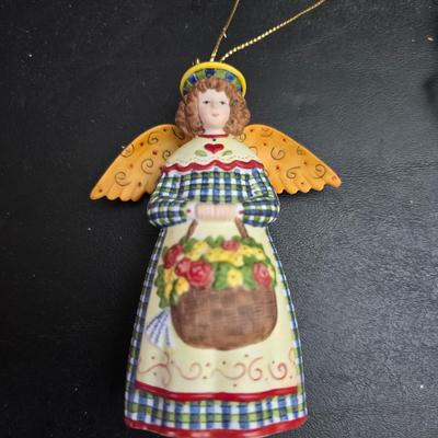 Christmas decor - Ornaments - Santa milking cow - Candle holders - Platters- Tins - Angels and more!