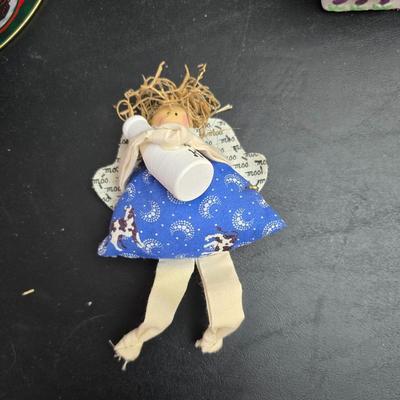 Christmas decor - Ornaments - Santa milking cow - Candle holders - Platters- Tins - Angels and more!