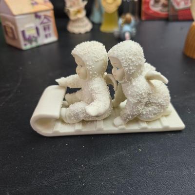 Christmas decor - Ornaments - Santa milking cow - Candle holders - Platters- Tins - Angels and more!