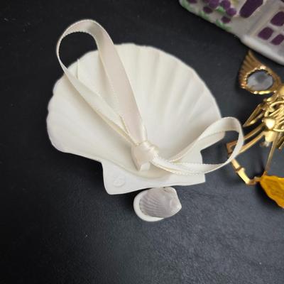 Christmas decor - Ornaments - Santa milking cow - Candle holders - Platters- Tins - Angels and more!