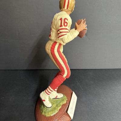 Joe Montana Autographed Figurine - Artist Proof