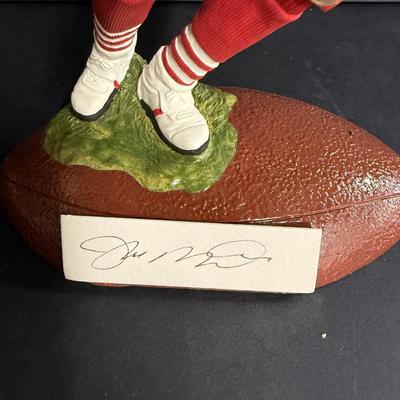 Joe Montana Autographed Figurine - Artist Proof