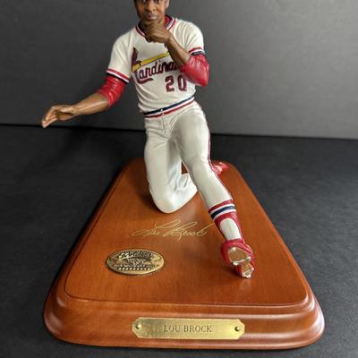 Danbury Mint - Lou Brock Figurine