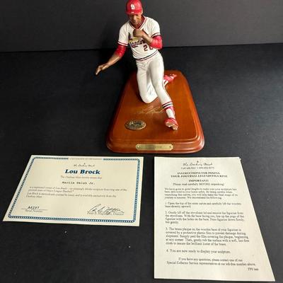 Danbury Mint - Lou Brock Figurine