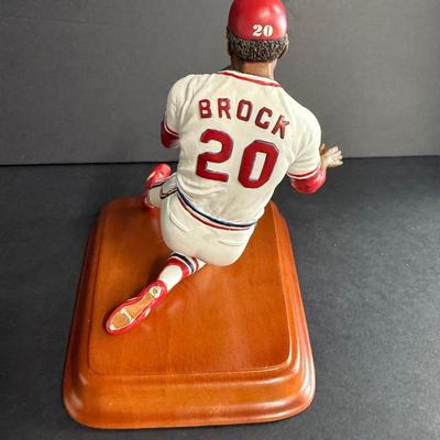 Danbury Mint - Lou Brock Figurine