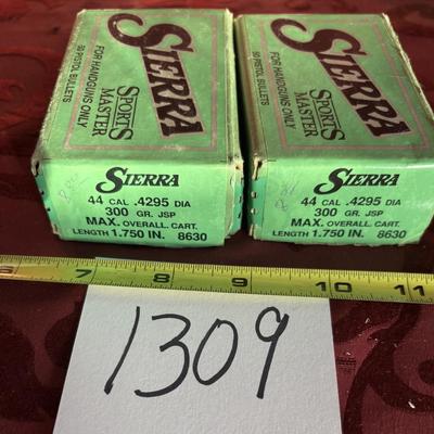 Sierra 44 Caliber Bullets