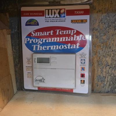 Home repair items - Black pipe mounted rail