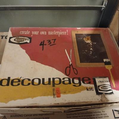 Home repair items - Black pipe mounted rail