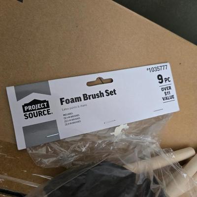 Home repair items - Black pipe mounted rail