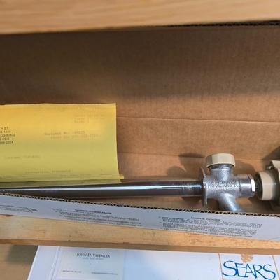 Home repair items - Black pipe mounted rail