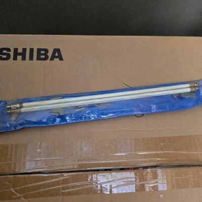 Home repair items - Black pipe mounted rail