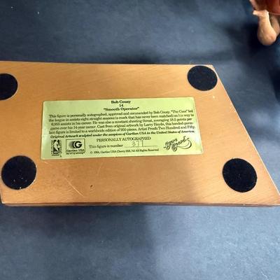 Bob Cousy Autographed Figurine - #377/950