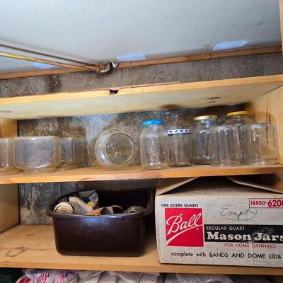 Canning jars - and other glass containers
