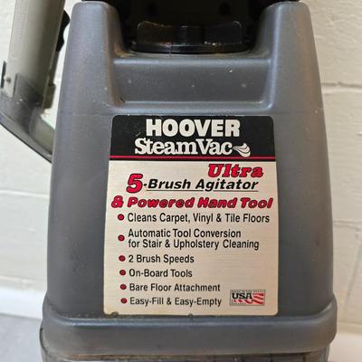 Hoover Steam Vac Ultra with 5-brush agitator & powered hand tool