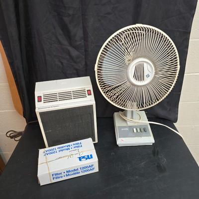 Bahama Fans Shell Electronic Desk fan and aN nsa Environmental air system