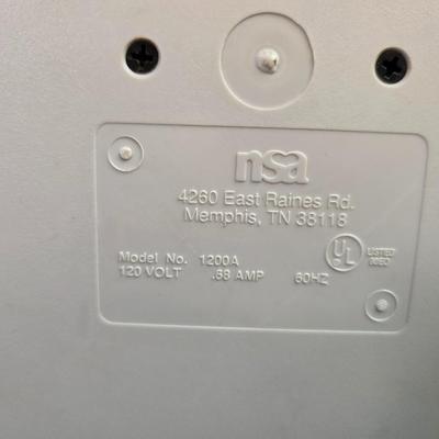 Bahama Fans Shell Electronic Desk fan and aN nsa Environmental air system