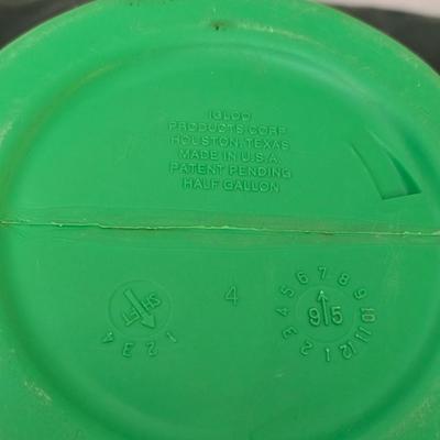 Twin sized air mattress - 120 volt Air pump - and a Gott water cooler