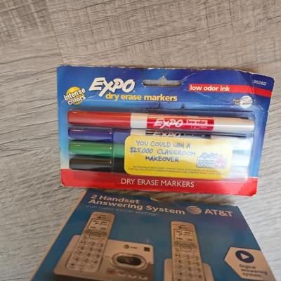 Office supplies - Paper shredder - Casio DL-250LA heavy-duty printing calculator -Barn calendar - Variety of ink pens - Phones - Binders...