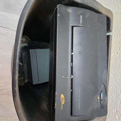 Office supplies - Paper shredder - Casio DL-250LA heavy-duty printing calculator -Barn calendar - Variety of ink pens - Phones - Binders...