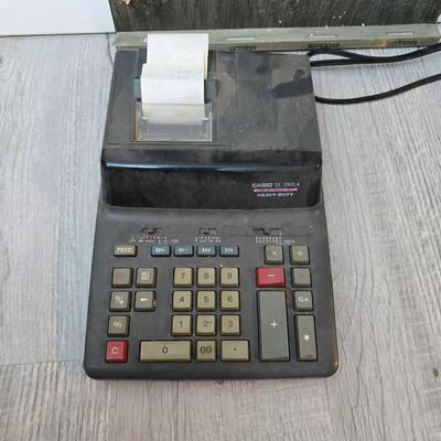 Office supplies - Paper shredder - Casio DL-250LA heavy-duty printing calculator -Barn calendar - Variety of ink pens - Phones - Binders...