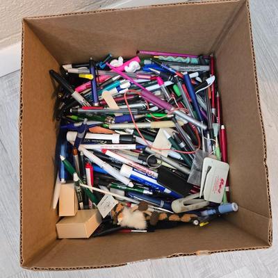 Office supplies - Paper shredder - Casio DL-250LA heavy-duty printing calculator -Barn calendar - Variety of ink pens - Phones - Binders...