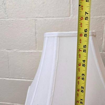 Nice Brass swing arm floor lamp