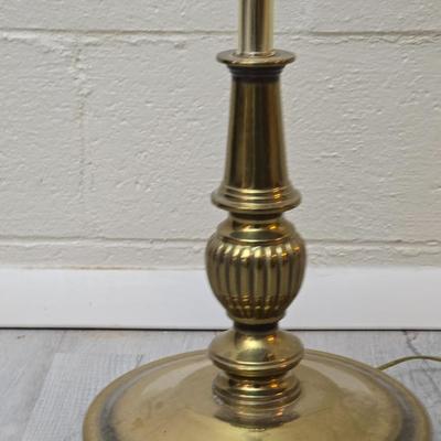 Nice Brass swing arm floor lamp