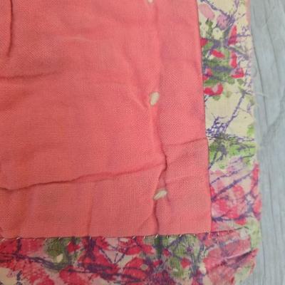 Two very old handmade quilts - Kantha like quilts -