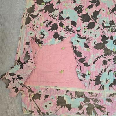 Two very old handmade quilts - Kantha like quilts -